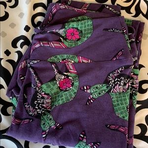 LulaRoe Mosaic Kangaroo Leggings